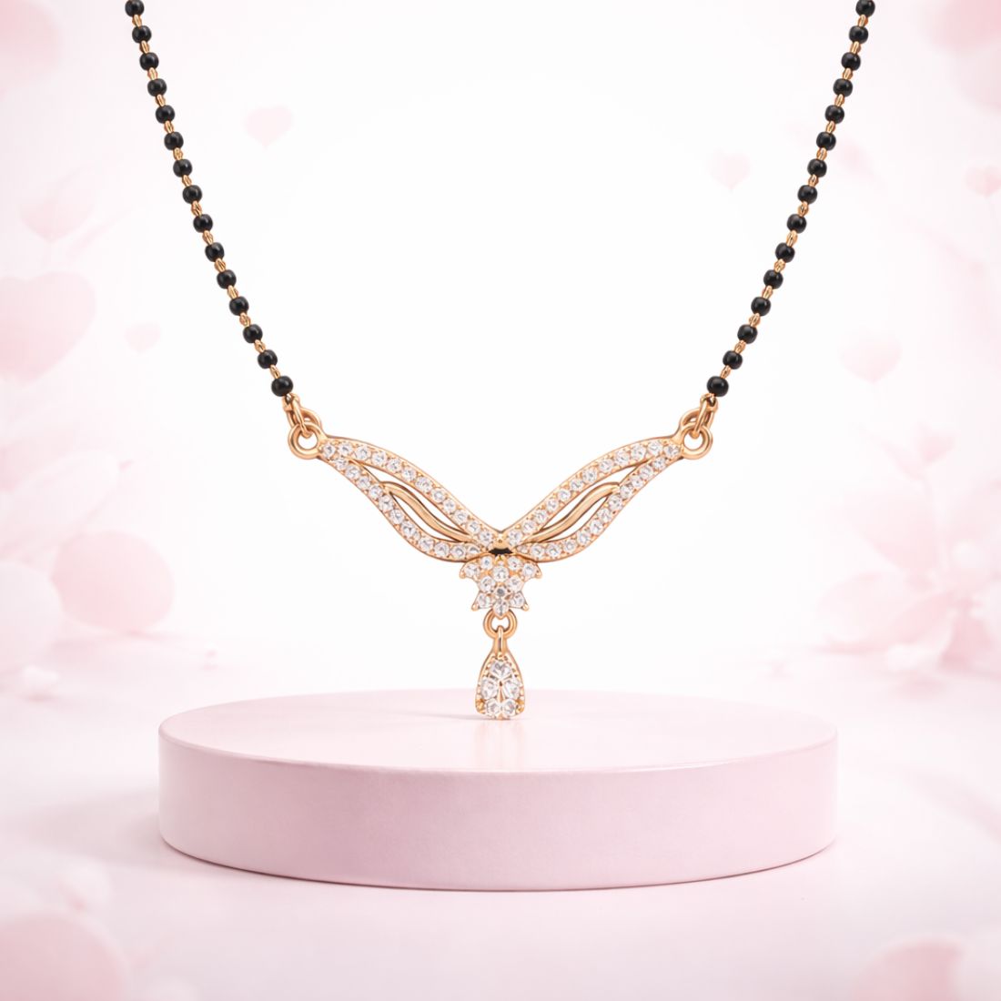 Rose Gold Plated Mangalsutra for Women