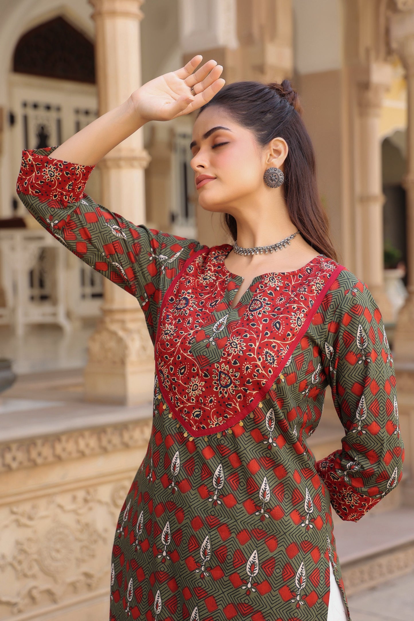 Women Ethnic Motifs Printed Kurta