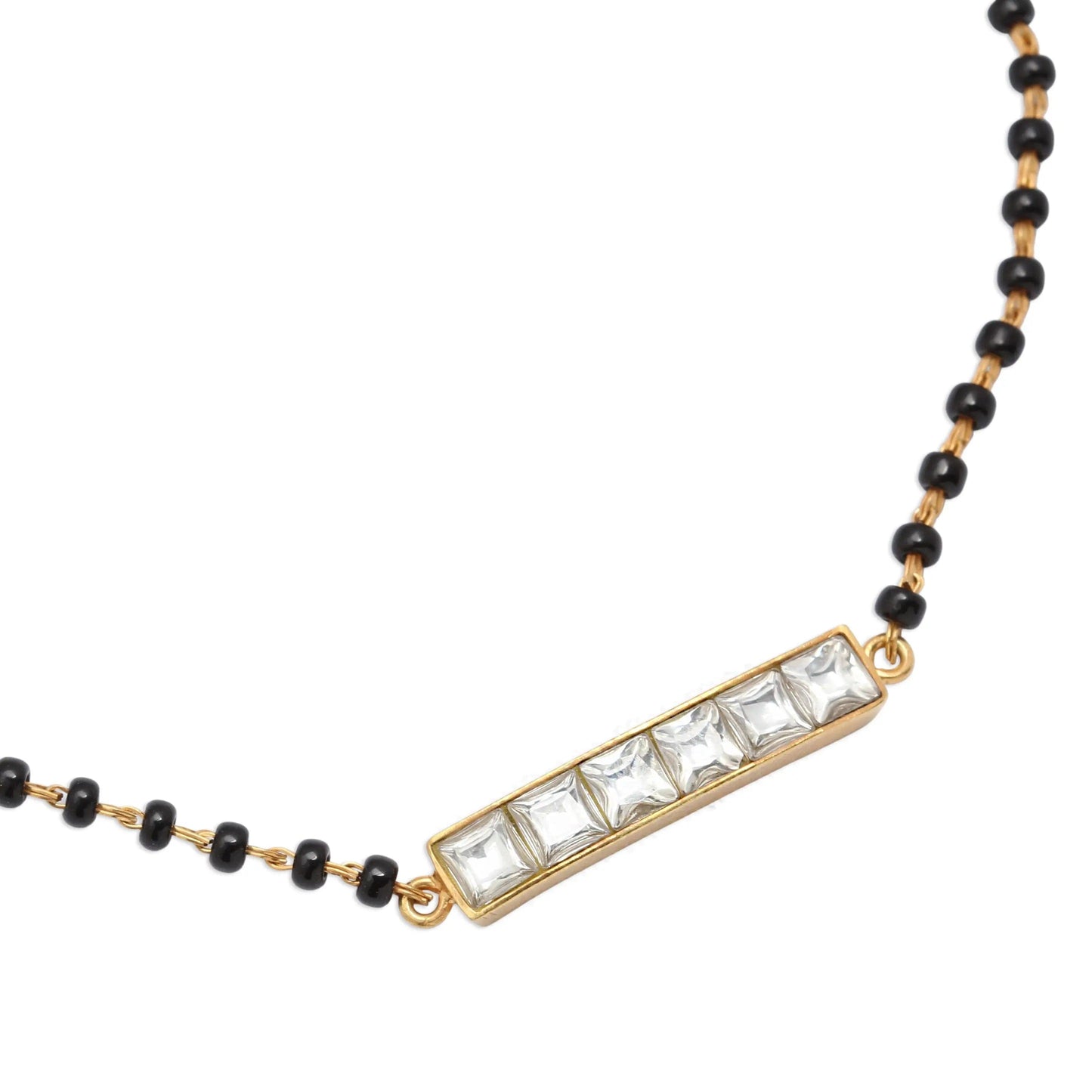6 Stone Luck Mangalsutra Bracelet