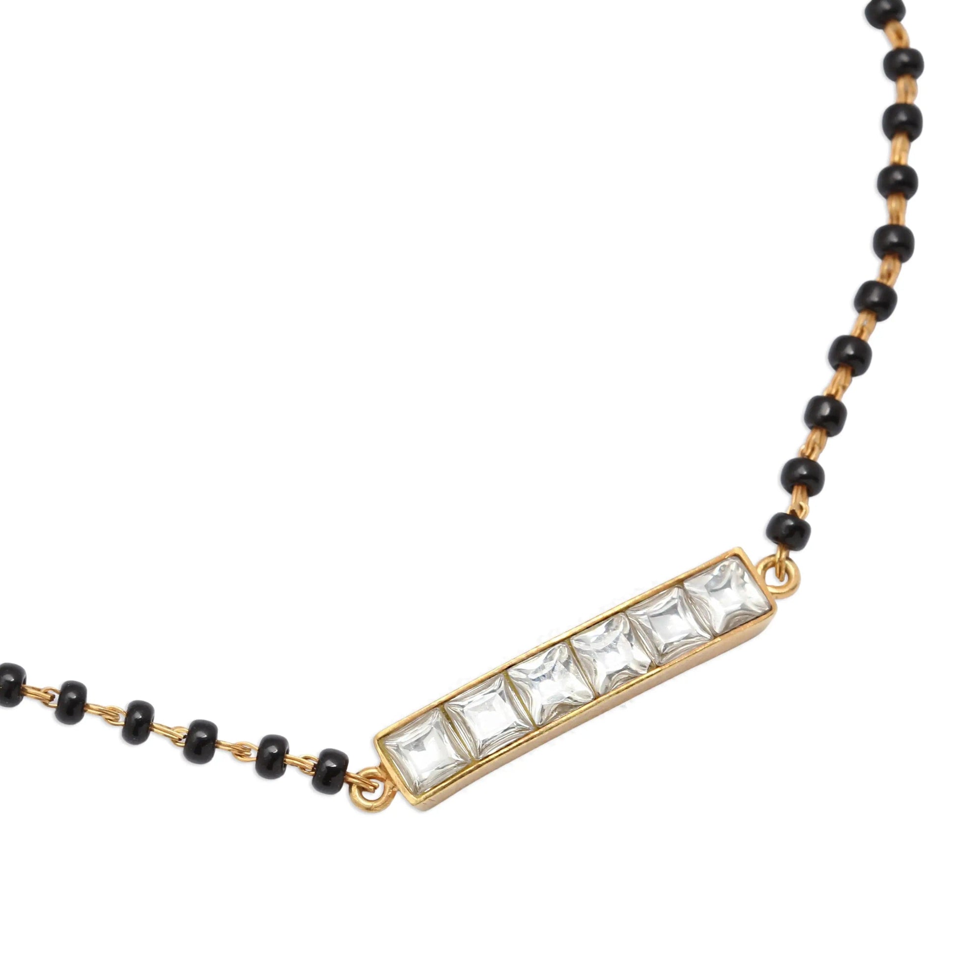 6 Stone Luck Mangalsutra Bracelet