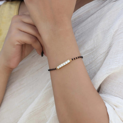 6 Stone Luck Mangalsutra Bracelet