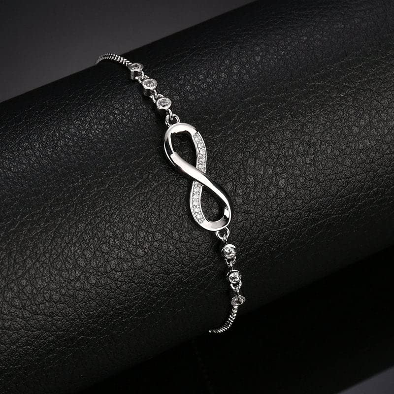 Silver Plated Infinity Bracelet