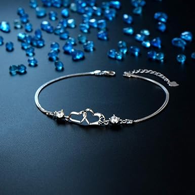 Silver Plated Promise Love Bracelet