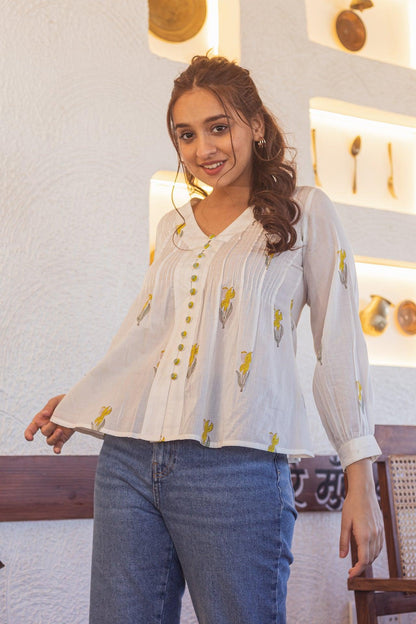SARA COTTON TOP