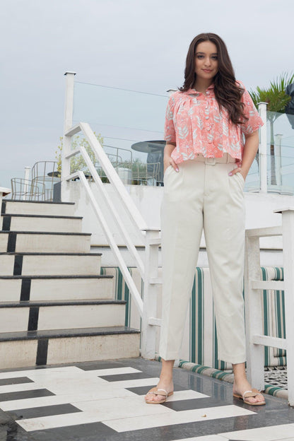 RE-THINK COTTON SHORT TOP