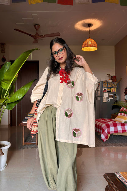 Wild Bloom Oversize Shirt