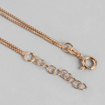 Linked Hearts Harmony Rose Gold-Plated 925 Sterling Silver Combo Anklet
