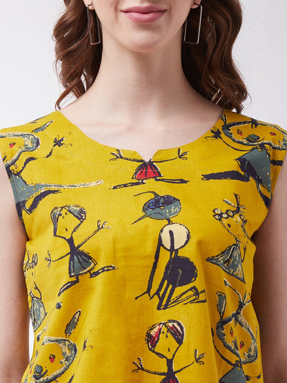 Quirky Sleeveless Top