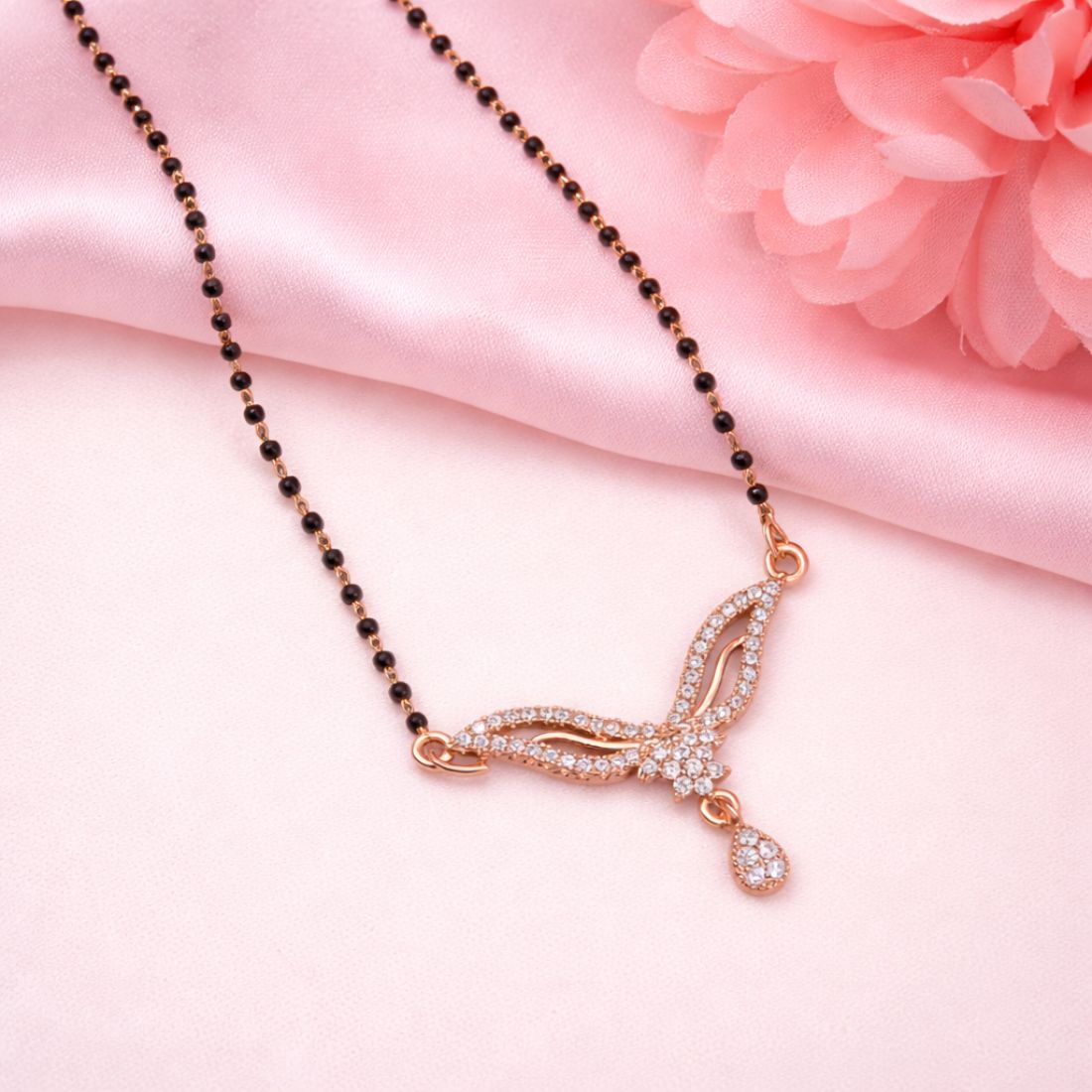 Rose Gold Plated Mangalsutra for Women