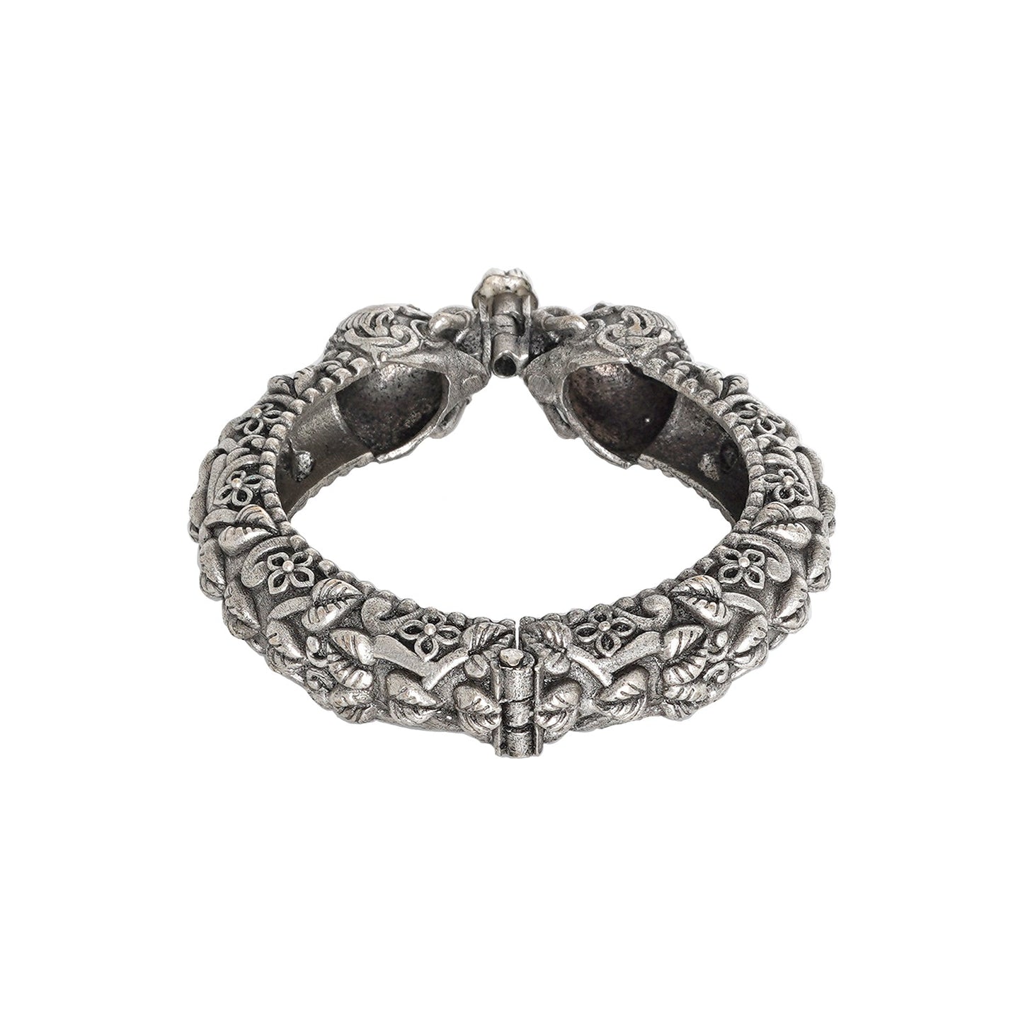 Teejh Suvarna Silver Oxidised Bangle