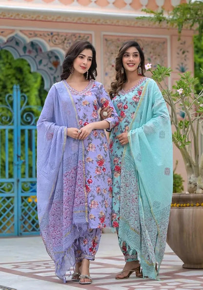 Digital Printed Afghani Suit Sets (Stitched) - Premium  from Ethenika.com - Just INR 1890! Shop now at Ethenika.com 
