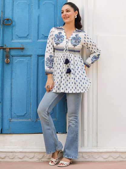 Print Cotton Top