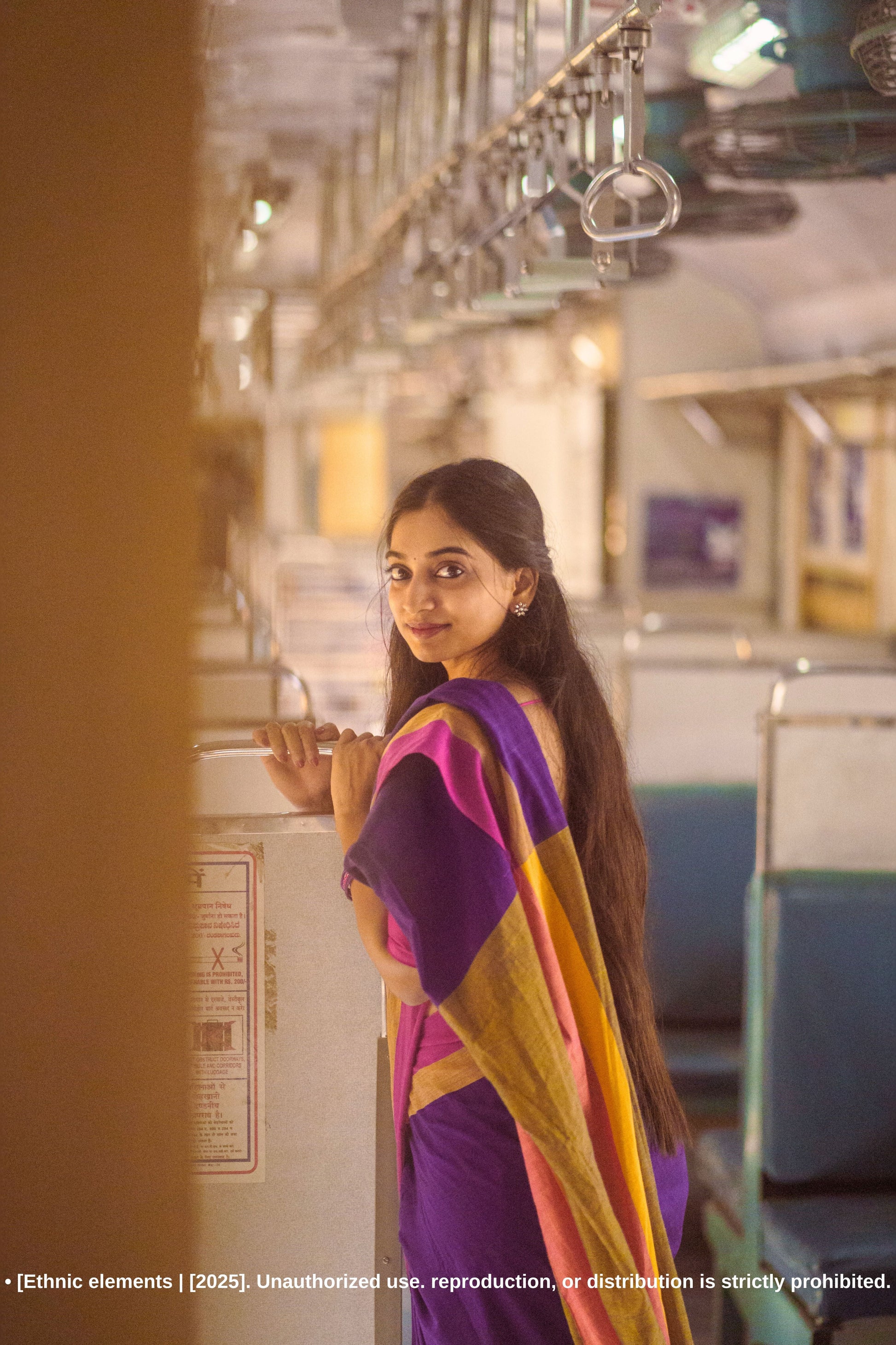 Solid Mul Cotton Saree - Pansy Purple