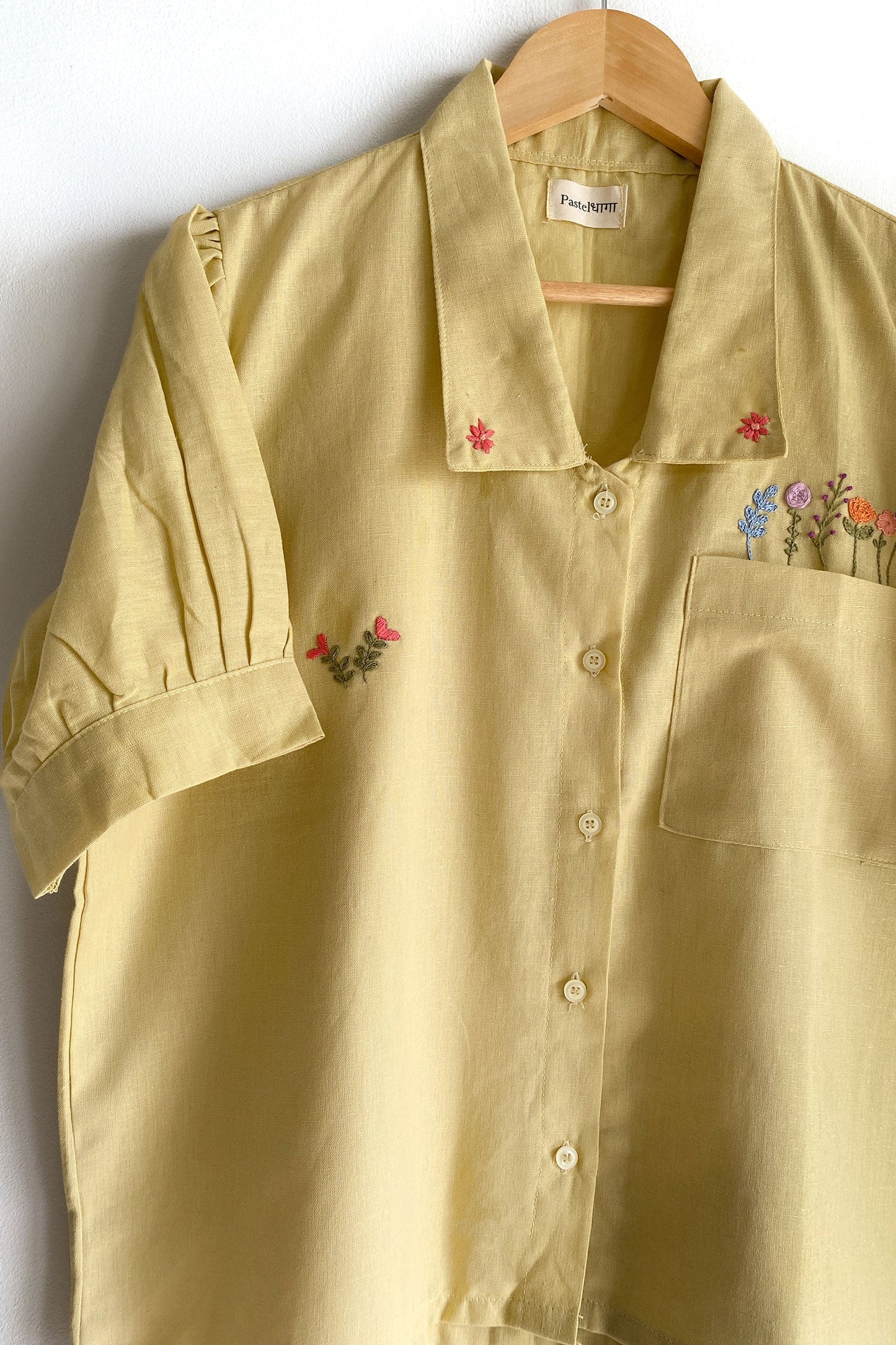 Golden Bloom Pocket Shirt