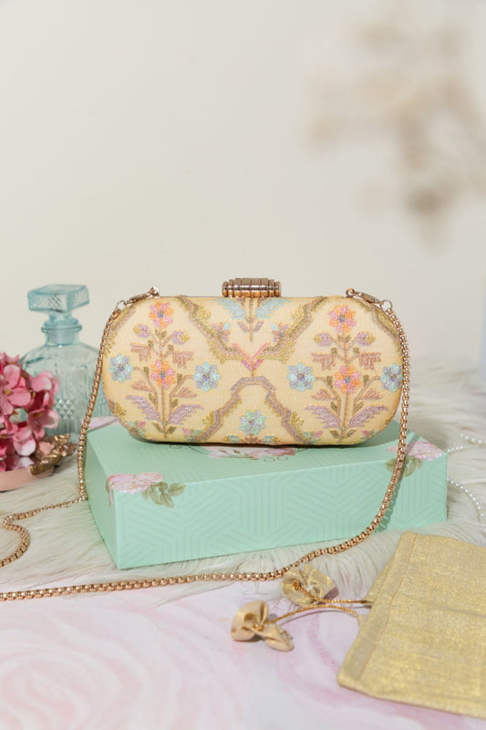 AMYRA - Avira capsule clutch- Yellow