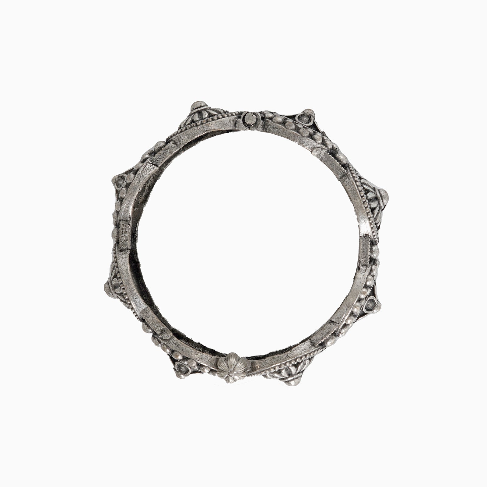 Teejh Sheela Silver Oxidised Bracelet