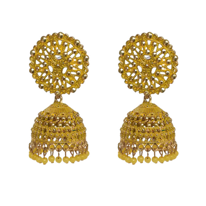 Ethnic Oxidised Jhumka Earrings for Women and Girls