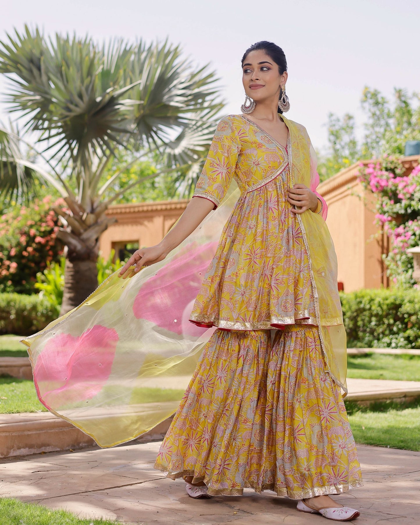 Mohini Chanderi Sharara Set