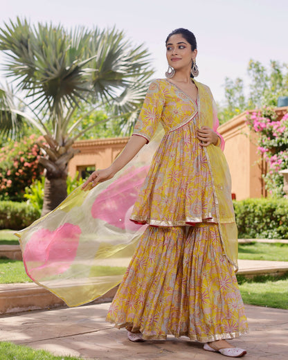 Mohini Chanderi Sharara Set