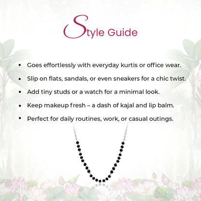 Silver 925 Mangalsutra Chain