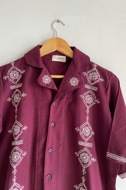 Plum Pattern Shirt