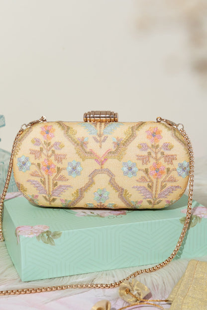 AMYRA - Avira capsule clutch- Yellow