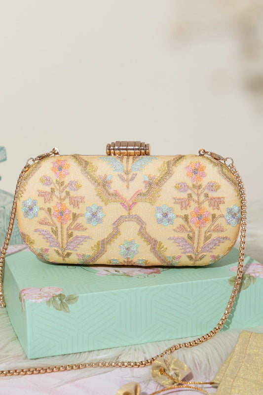 AMYRA - Avira capsule clutch- Yellow