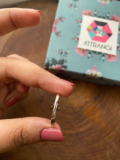 90 cents Classic Round Solitaire Daily Wear Ring - Attrangi