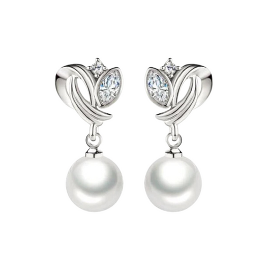 Chic Pearl Statement Drop Earrings
