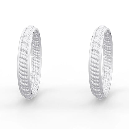 92.5 Sterling Silver Twisted Wire Toe Ring