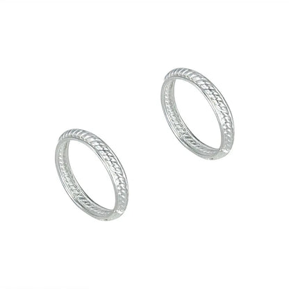 92.5 Sterling Silver Twisted Wire Toe Ring