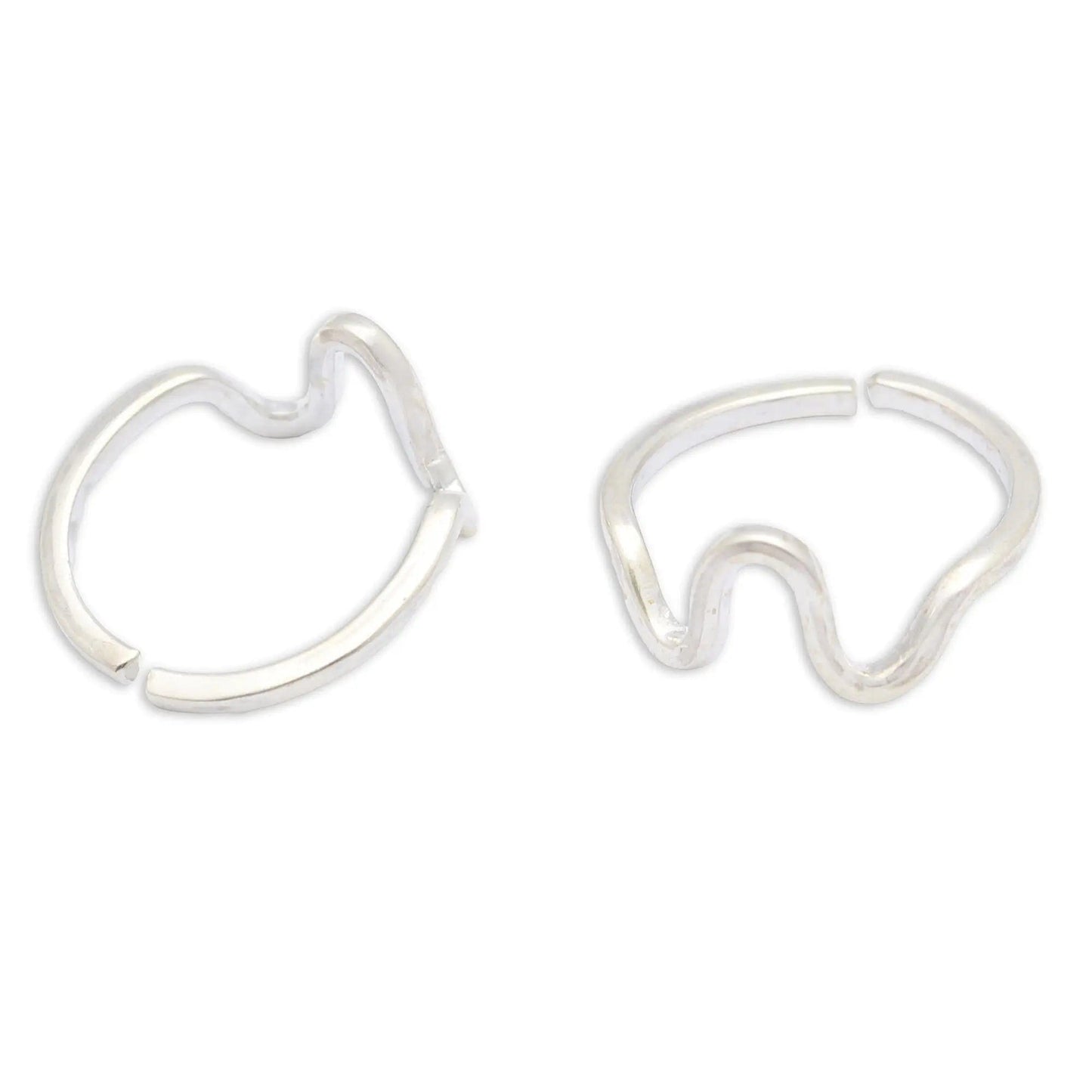925 Sterling Silver Toe Ring (Pair)