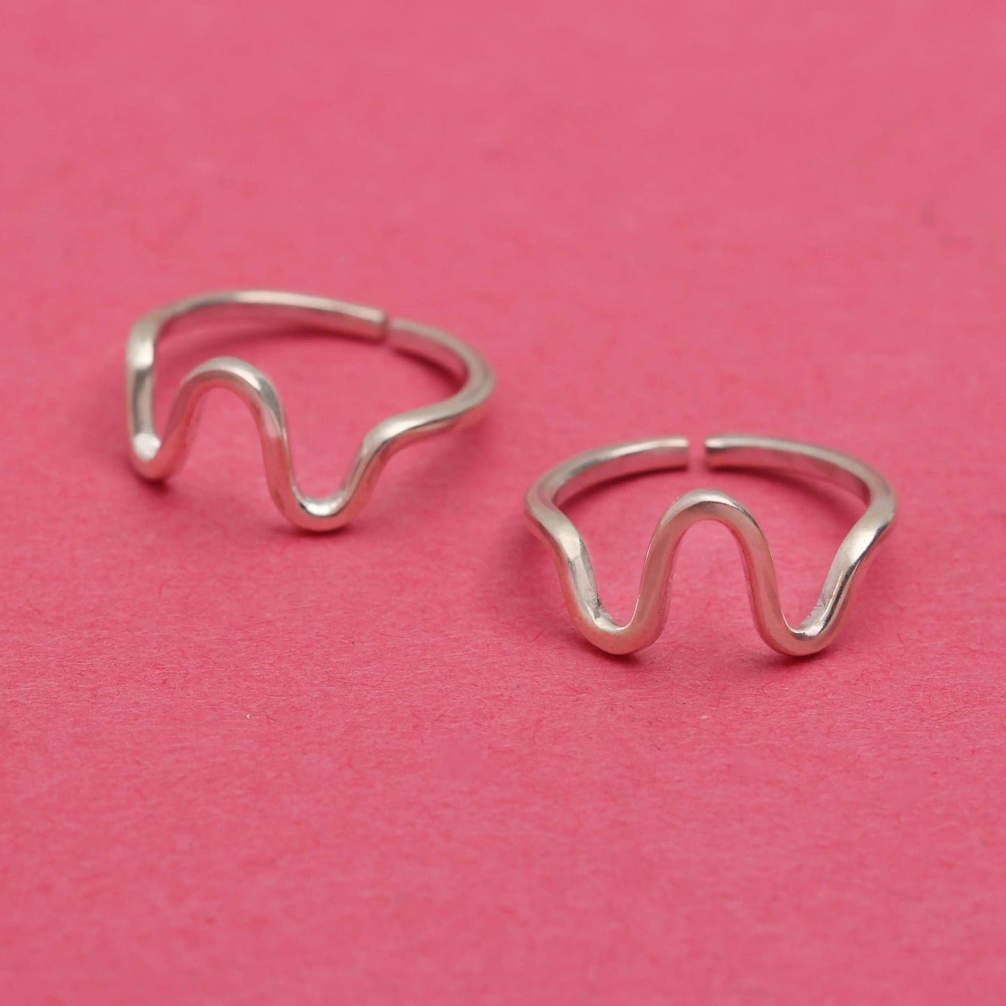 925 Sterling Silver Toe Ring (Pair)