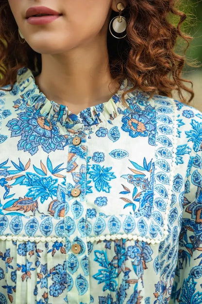 Floral Sleeve Top