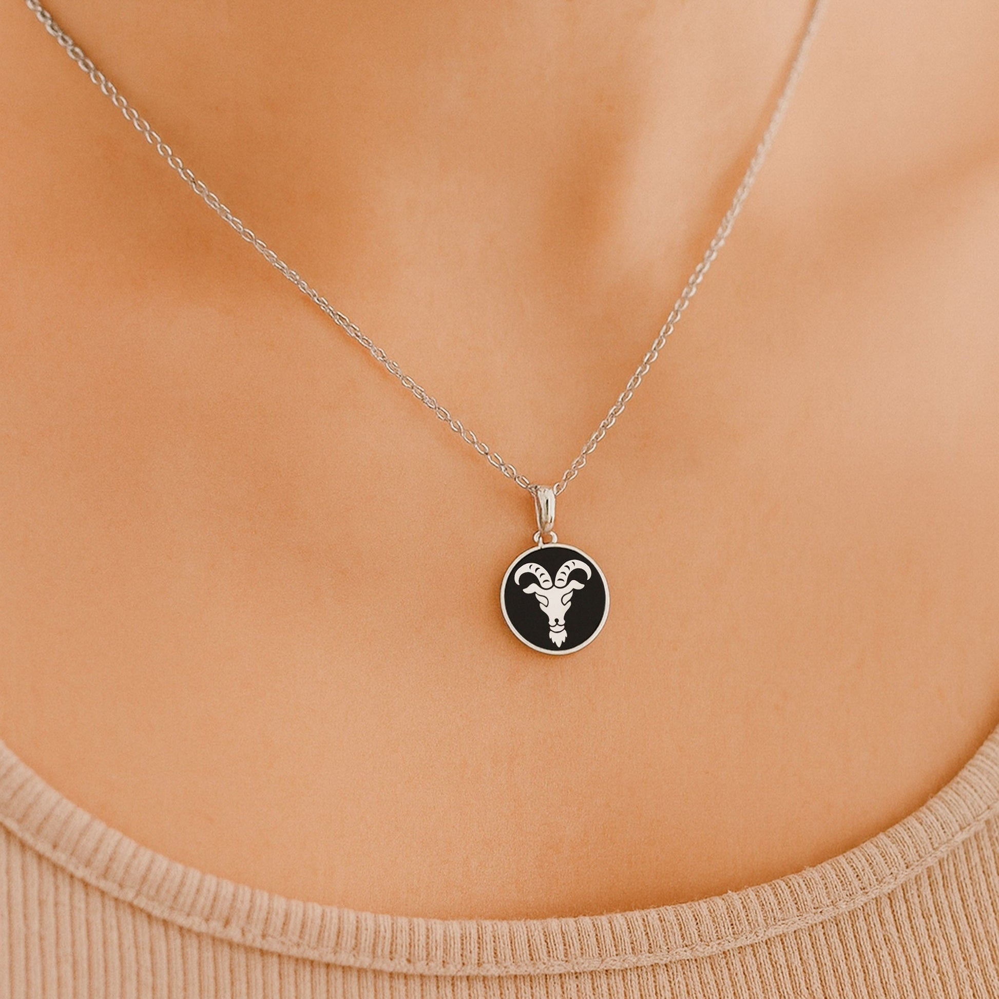 Capricorn Zodiac Pendant