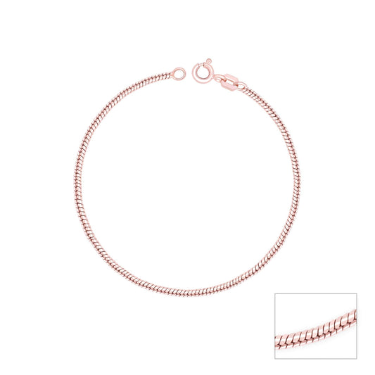 Textured Silver Anklet