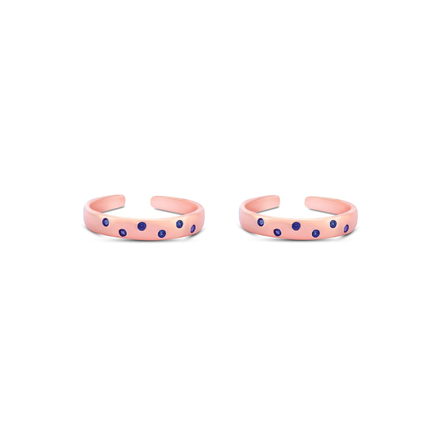 Rosé Droplets Toe Ring