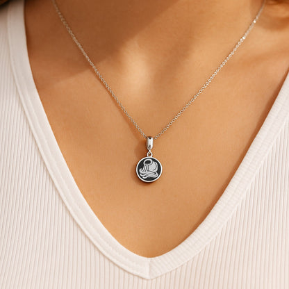 Aquarius Zodiac Pendant