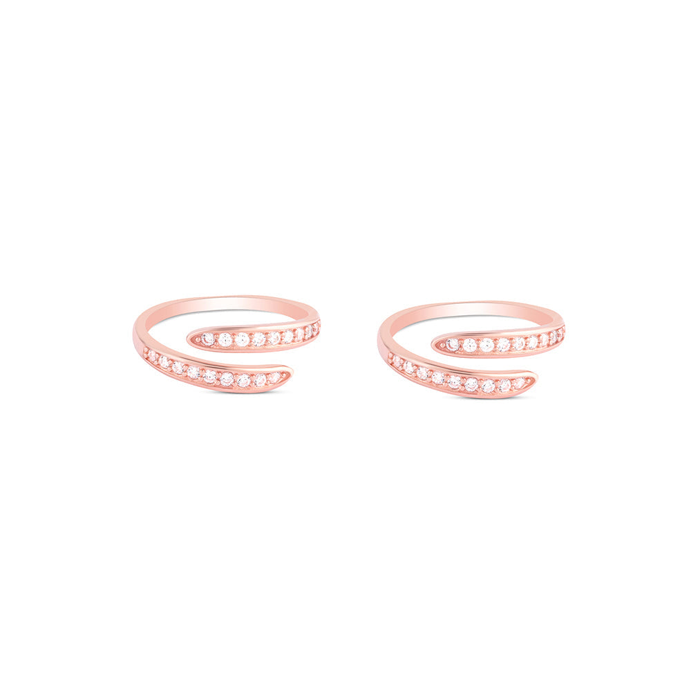 Gleam Curve Toe Ring