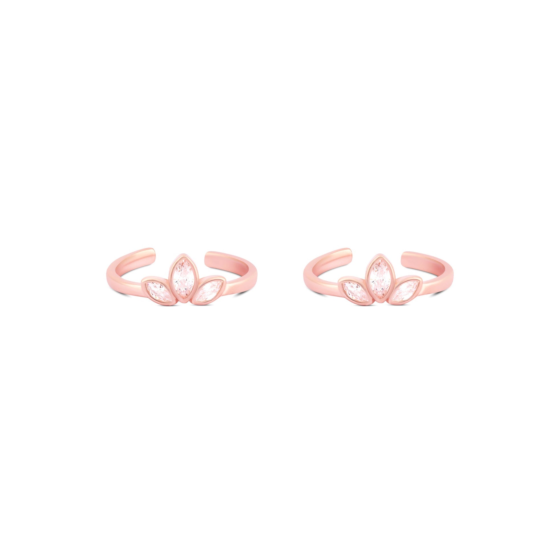 Crystal Sprout Toe Ring
