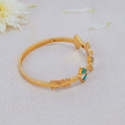 Torquise Kundan Bracelet