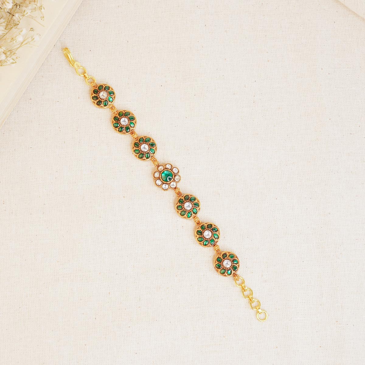 Dhansi Kundan Bracelet
