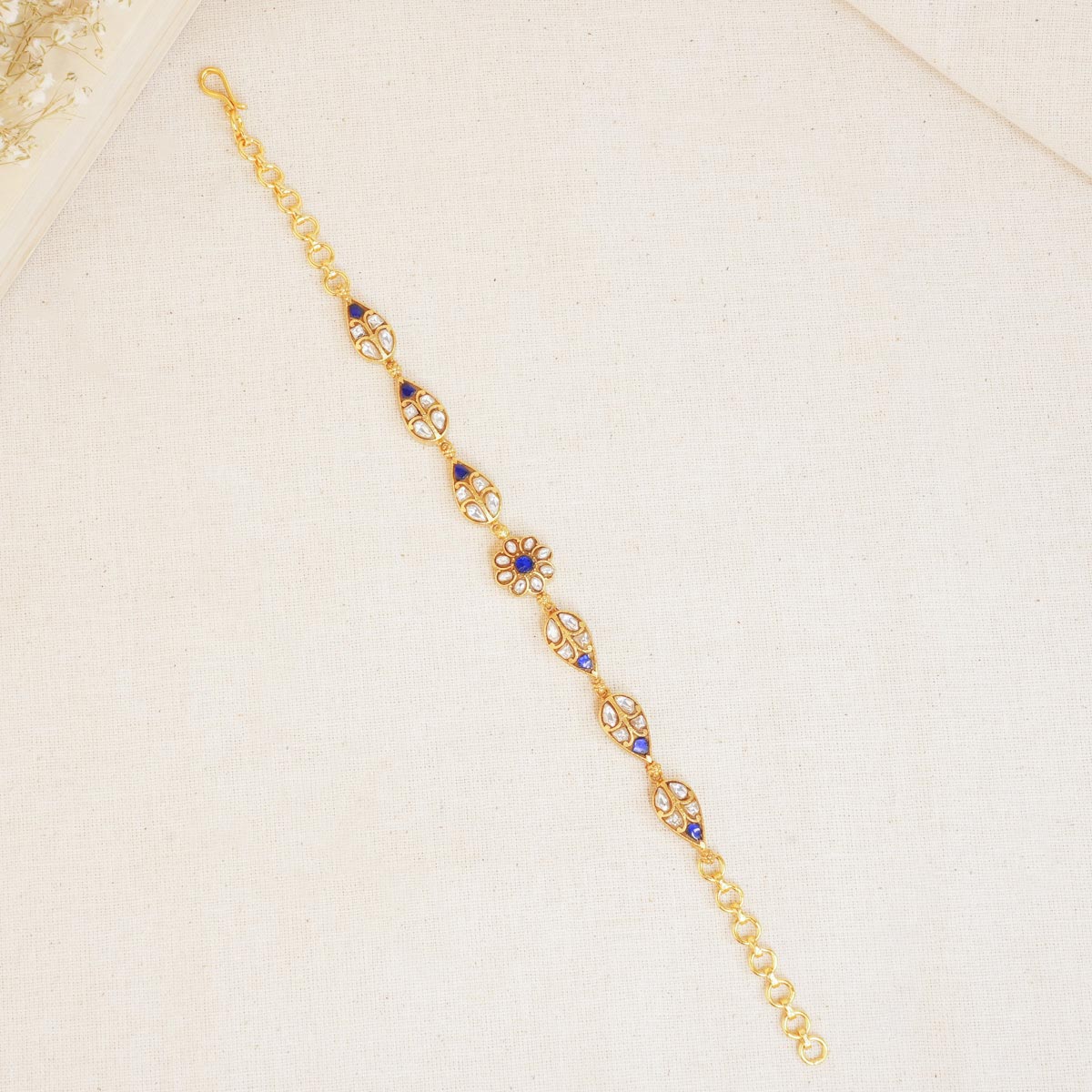 Jesintha Kundan Bracelet