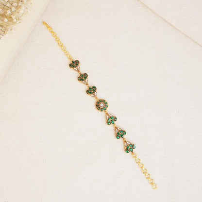 Hansitha Kundan Bracelet