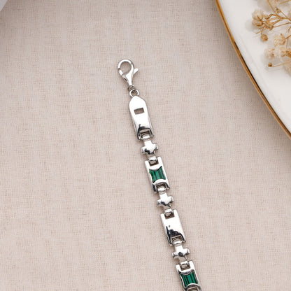 Green Lock Men's Bracelet