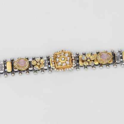Trendy Charm Oxidised Bracelet