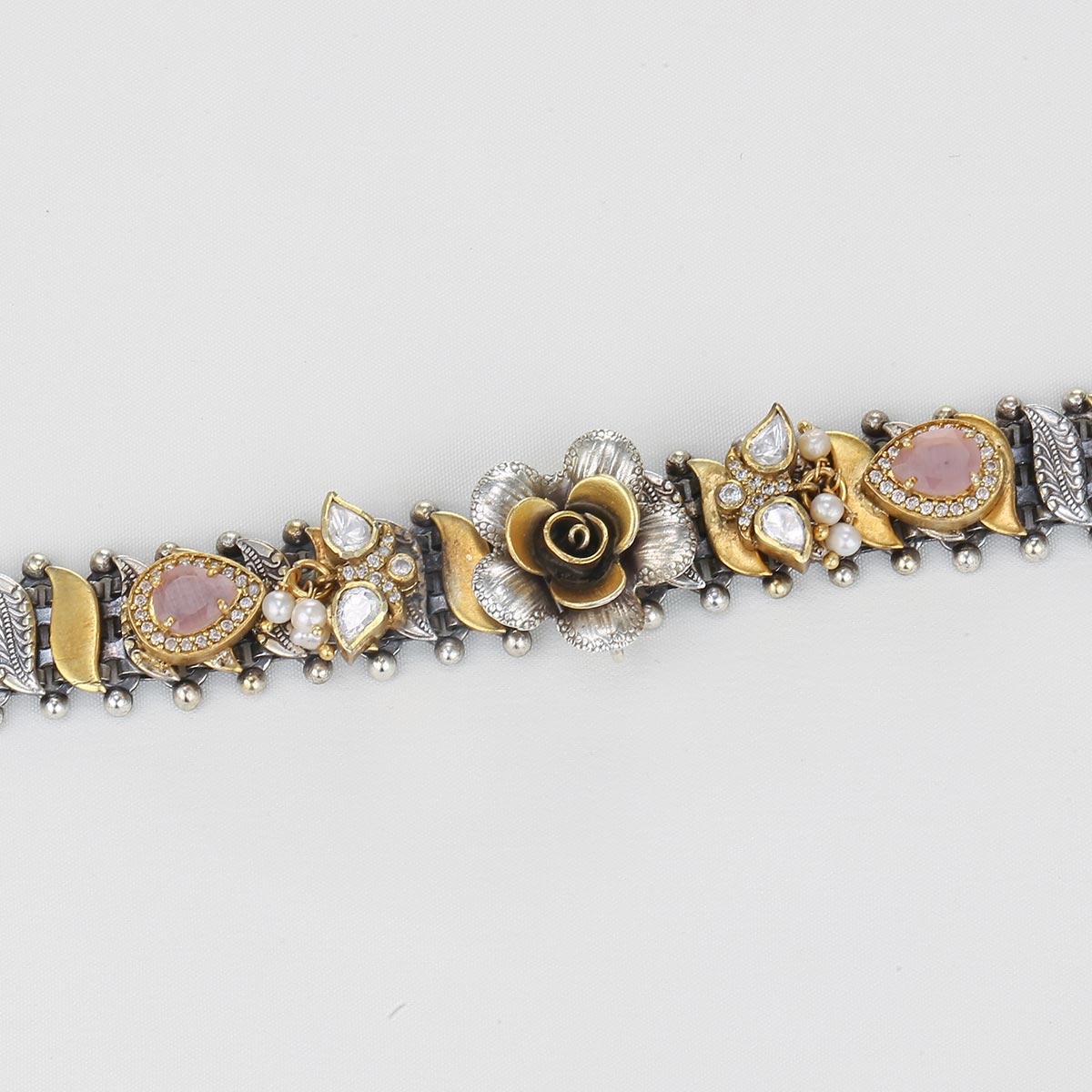 Rustic Charm Oxidised Bracelet