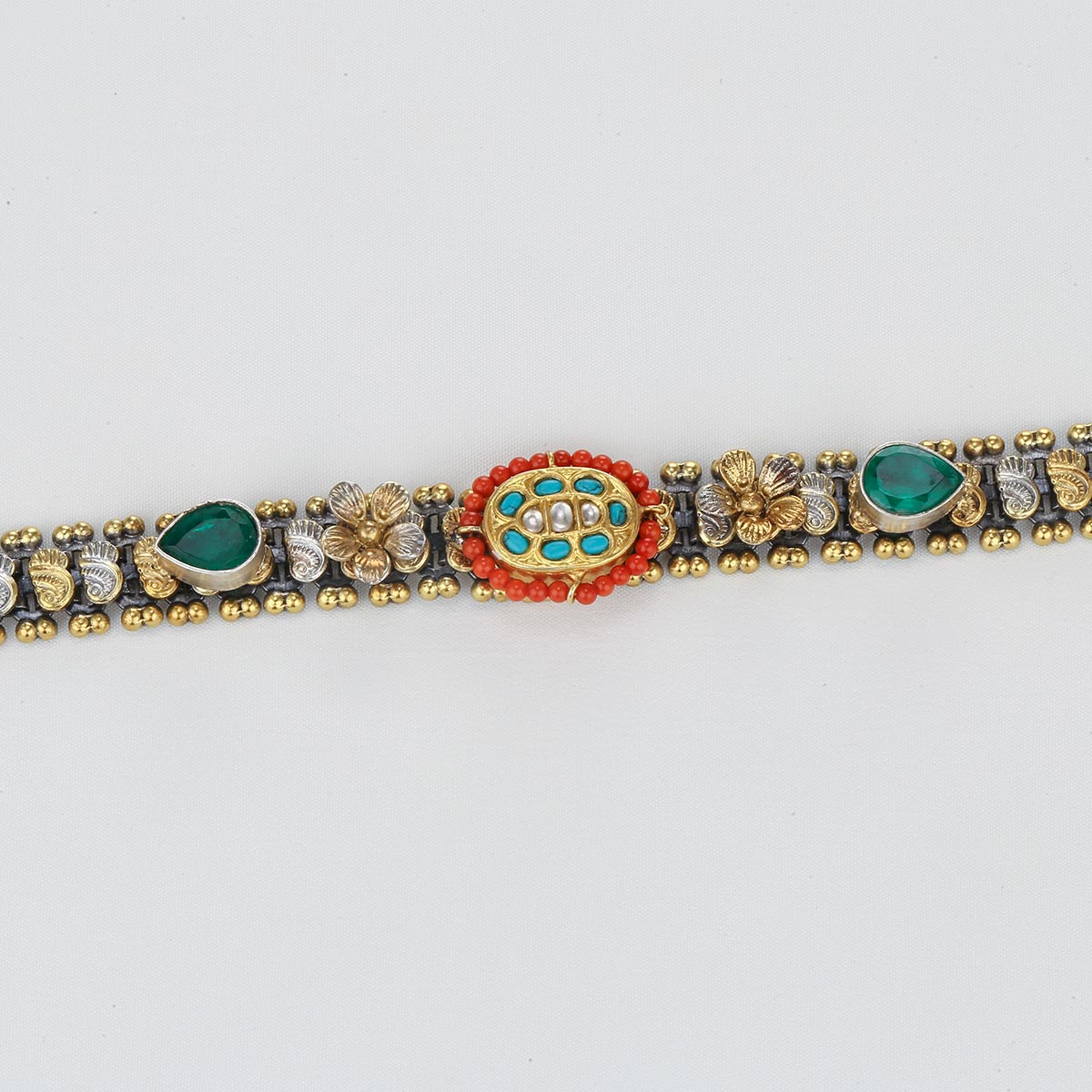 Oxidised Luxe  Bracelet