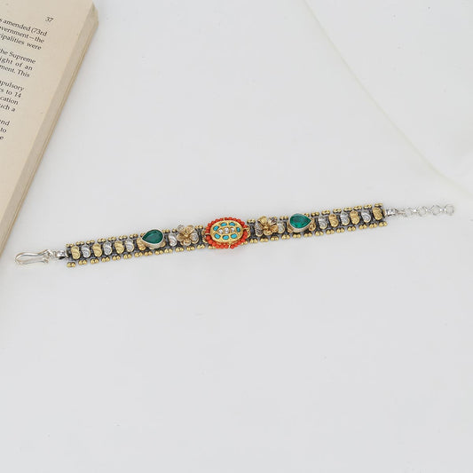 Oxidised Luxe  Bracelet