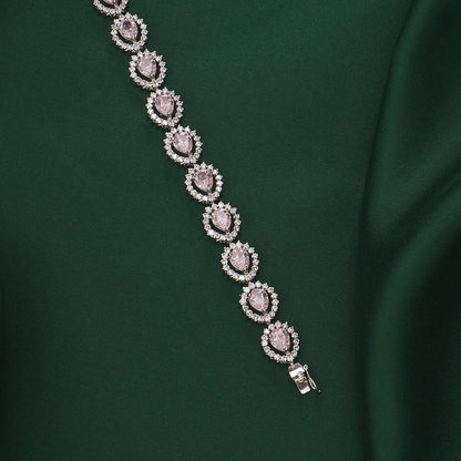 Glittering Chain Type Bracelet